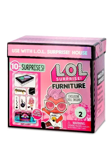 L.O.L. SURPRISE - Mebelki LOL Scena muzyczna + lalka Mga Entertainment