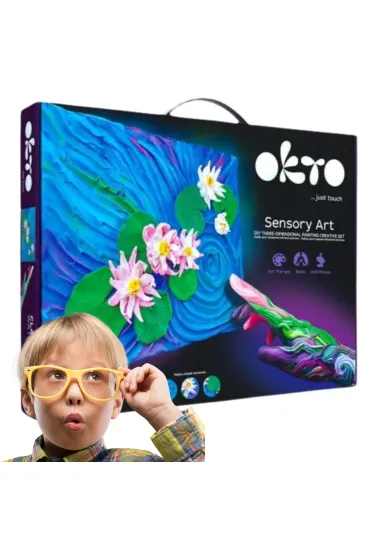 Sensory Art Okto Zestaw kreatywny - Lilie wodne 30x40 cm
