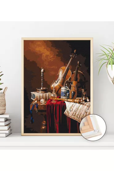 Twoje Hobby Malowanie po numerach - �wiat muzyka 40x50cm
