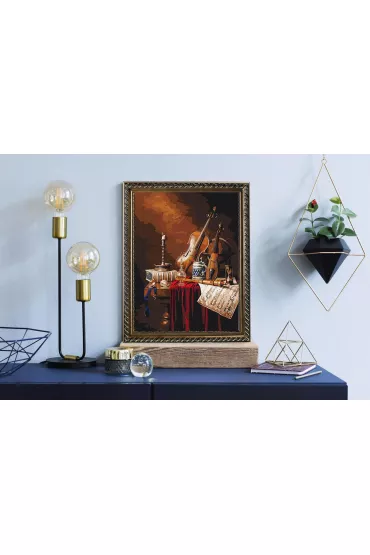 Twoje Hobby Malowanie po numerach - �wiat muzyka 40x50cm