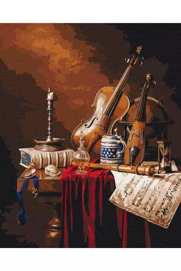 Twoje Hobby Malowanie po numerach - �wiat muzyka 40x50cm