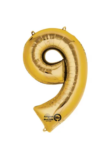 Amscan Balon foliowy cyfra 9 86 cm