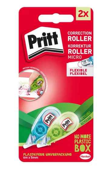 Korektor w ta�mie PRITT micro roller mix 5mmx6m 2 szt.