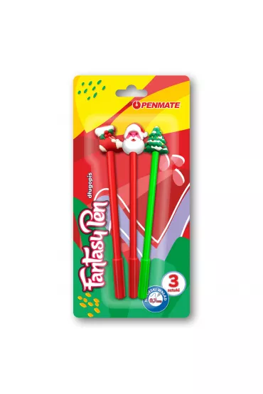 Penmate D�ugopis fantazyjny �wi�teczny 3 szt.
