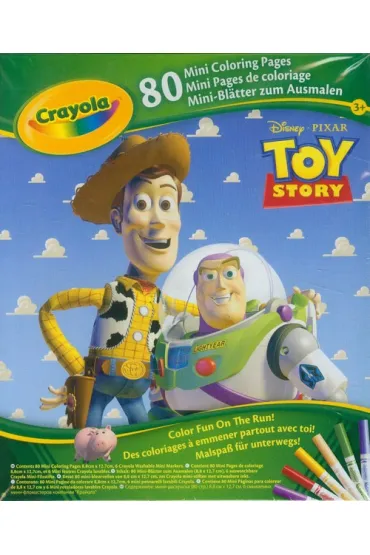Crayola Kolorowanka mini pages Toy Story *