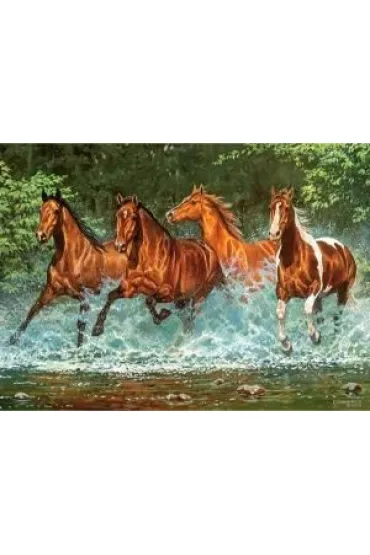 Puzzle 300 el. Galopuj�ce konie Castorland