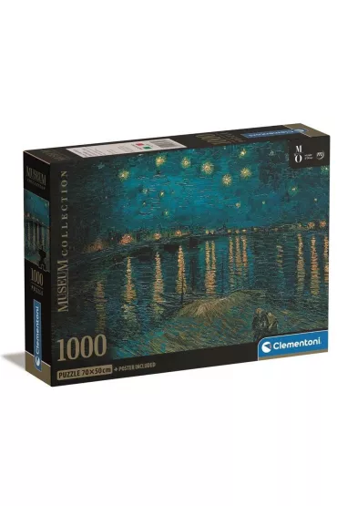 Puzzle 1000 el. Compact Museum Orsay Van Gogh Clementoni
