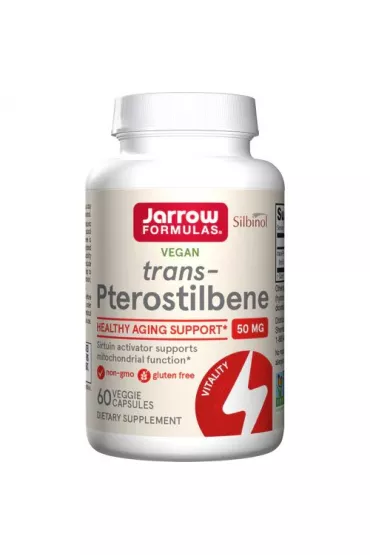 Jarrow Formulas Dimetylo Resweratrol - Trans-Pterostilbeny Suplement diety 60 kaps.