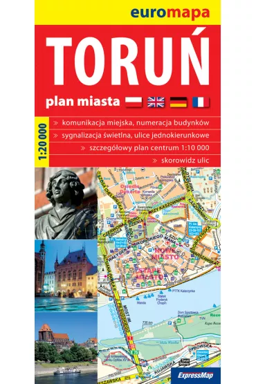 Toru� plan miasta 1:20 000