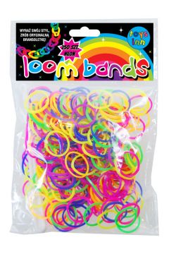 Gumki Loom Bands 250 szt. kolory neonowe