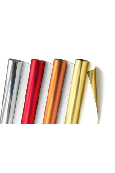 Kukartka Papier ozdobny PO-008 BN Metaliczny 70 cm x 200 cm 2 m - Dl Lux