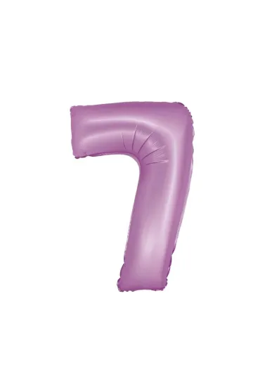 Godan Balon foliowy Smart Cyfra 7 lawendowa matowa 76cm