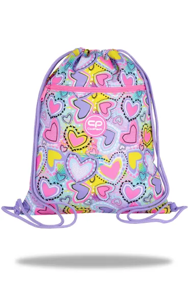 CoolPack Worek szkolny na obuwie Vert Pastel Heart