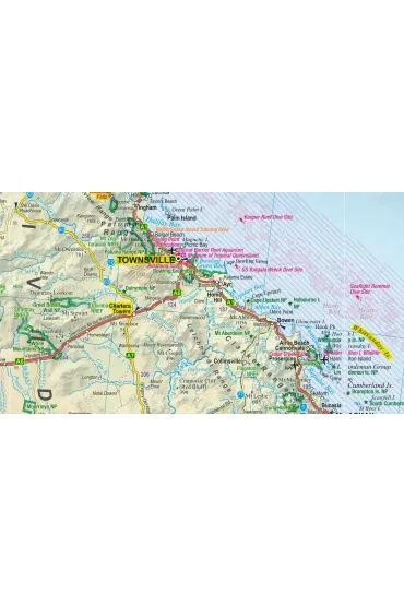 Australia road and tourist map 1:4 250 000 wer.angielska laminat 2025