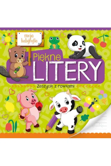 Pi�kne litery. Zeszycik z rowkami. Moja kaligrafia