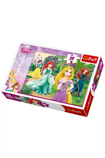 Puzzle 30 el. Roszpunka, Merida, Arielka i �nie�ka 18172 Trefl
