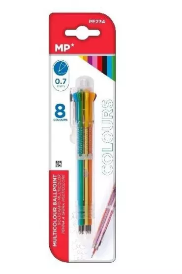 Mp Main Paper D�ugopis wielokolorowy 8w1 0.7mm