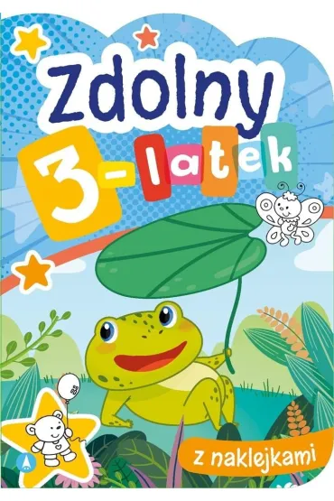 Ksi��eczka edu. A4 Zdolny 3-latek  NAKLEJKI SKRZAT 072310 - Sabina  Grabias