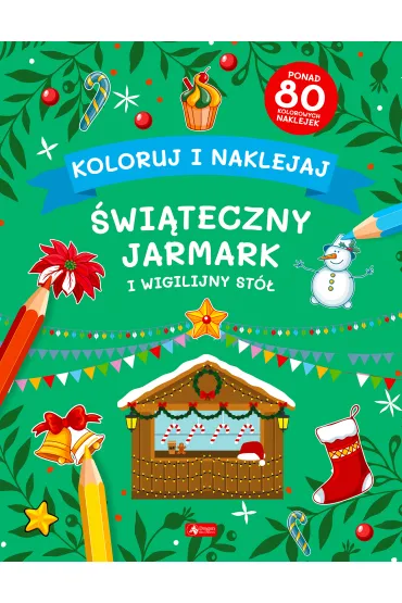 Koloruj i naklejaj. �wi�teczny jarmark...