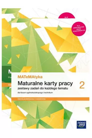 MATeMAtyka 2. Podr�cznik i maturalne karty pracy dla liceum og�lnokszta�c�cego i technikum. Zakres podstawowy i rozszerzony. Szko�y ponadpodstawowe - Dorota Ponczek, Grzegorz Janocha, Joanna Czarnowska, Karolina Wej, Lech Cha�ko, Wojciech Babia�ski