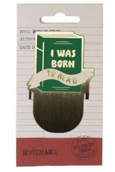Pulteney Press Zak�adka metalowa - Born to Read