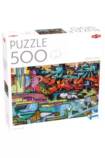 Puzzle 500 el. Sztuka uliczna graffiti Tactic