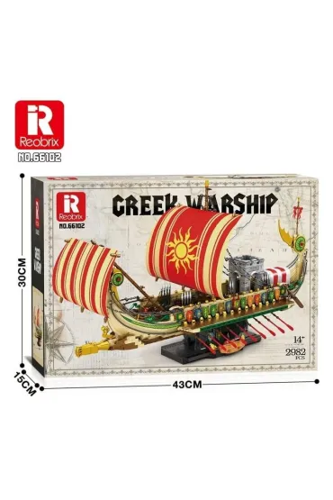Klocki Greek Warship 2982el