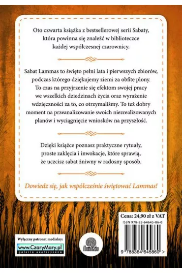 Lammas. Rytua�y, przepisy i zakl�cia na �wi�to �niw - Melanie Marquis