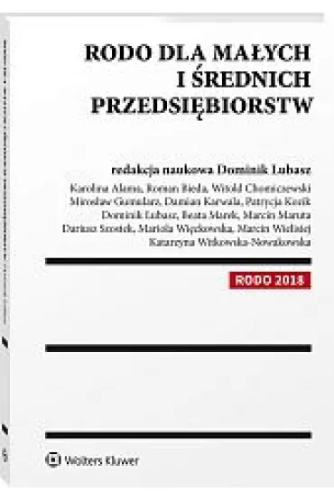 RODO dla ma�ych i �rednich przedsi�biorstw