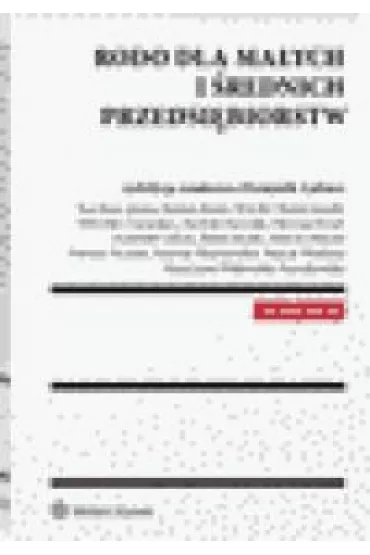 RODO dla ma�ych i �rednich przedsi�biorstw