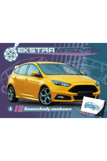 Malowanka A4  NAKLEJKI Ekstramaszyny. Samochody osobowe SKRZAT 075618 - Marek Regner, Agnieszka Kochanowska Sabljak
