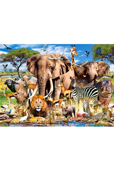 Puzzle 200 el. Savanna Animals Castorland