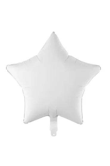 PartyDeco Balon foliowy Gwiazdka bia�y 48cm