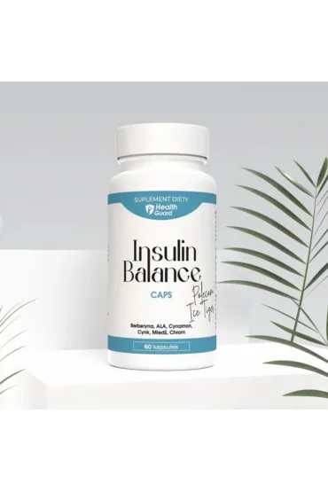 Health Guard by Cf Insulin Balance - Wsparcie gospodarki cukrowej (Insulinooporno, Cukrzyca) Suplement diety 60 kaps.