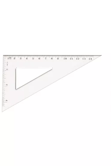 Tetis Ekierka prostok�tna 14,5 cm