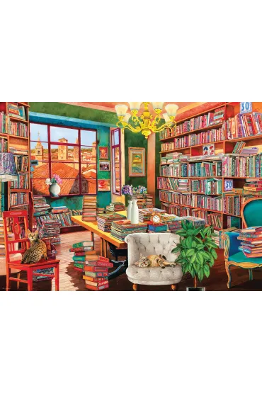 Puzzle 1000 el. The Old Library Eurographics