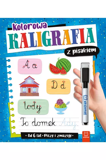KSIAZECZKA EDUK 205X240 KOL KALIGRAFIA PISAK AKS - Anna Podg�rska