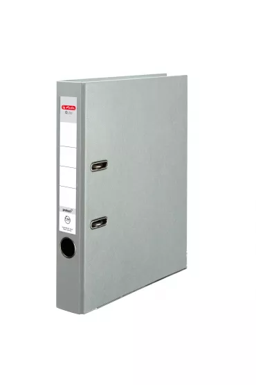 Herlitz Segregator A4 PP Q file popielaty 5 cm