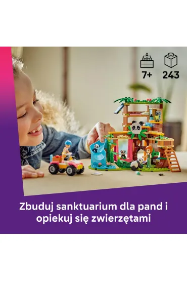 LEGO Friends Opieka nad pandami w rezerwacie 42648