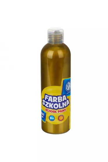 Astra Farba szkolna naturalna tempera metaliczna zielona 250 ml