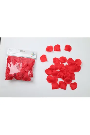 Titanum Materia�owe p�atki r� 50x50mm czerwone 200 szt.