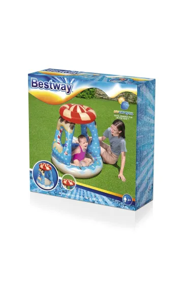 Basen dmuchany z daszkiem cyrk 91x91x91cm BESTWAY B52270