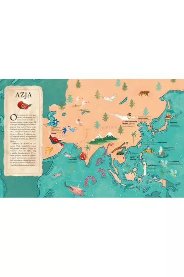 Atlas wr�ek. Magiczny lud z r�nych stron �wiata - Anna Claybourne, Joanna Wajs, Miren Asiain Lora