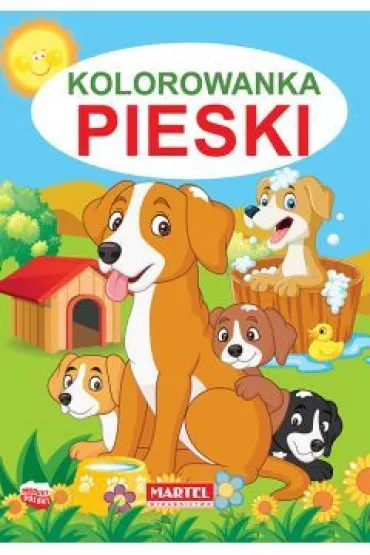Pieski. Kolorowanka - Katarzyna  Ratajszczak