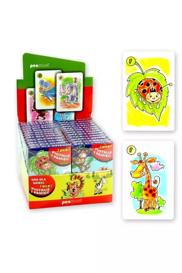 Karty do gry Piotru� mix ��ka / Safari