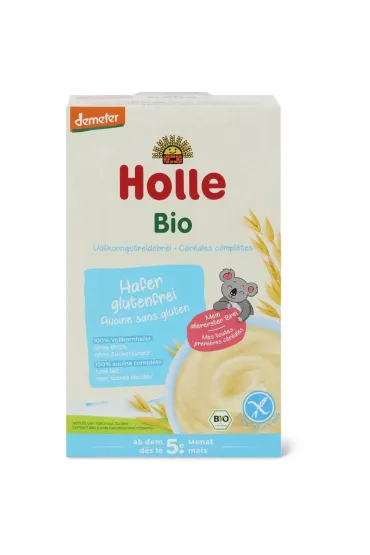Holle Kaszka owsiana pe�noziarnista bezglutenowa od 5 miesi�ca Demeter 250 g Bio