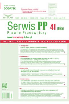 ePrasa Serwis Prawno-Pracowniczy 41/2014