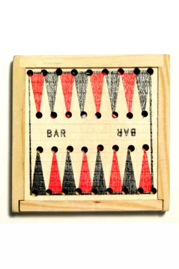 Backgammon drewniany wersja mini 9cm NG
