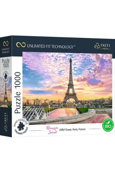 Puzzle 1000 el. Eiffel Tower, Paris, France Trefl