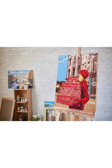 Twoje Hobby Malowanie po numerach - �wi�teczny nastr�j� 40x50cm